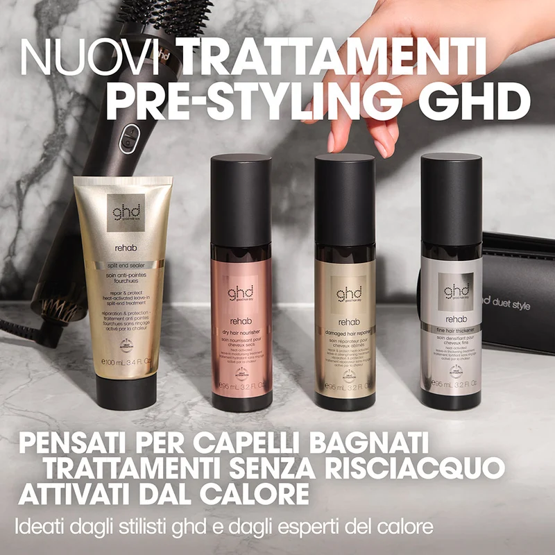 Ghd Rehab Fine Hair Thickener 95ml - soin volumateur sans rinçage cheveux fins