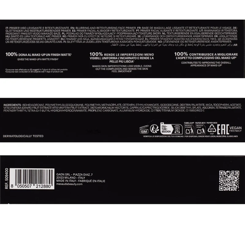 Mesauda Beauty Chrono Flawless Primer 30ml - primer crémeux