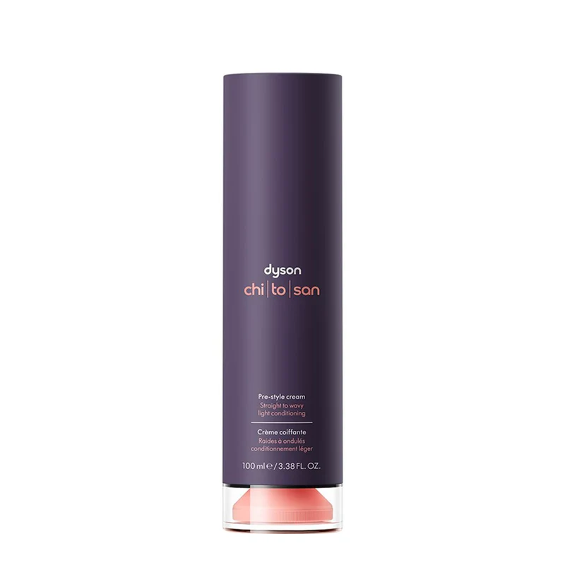 Dyson Chitosan Pre-Styling Hair Cream Straight to Wavy Light Conditionion 100ml - crème légère cheveux lisses et ondulés