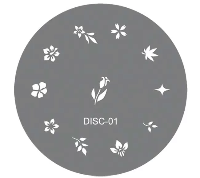 Stamp Tamponage Pochoir Disc-01 - IB