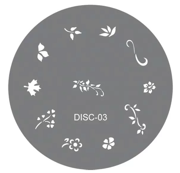 Stamp Tamponage Pochoir Disc-03 - IB