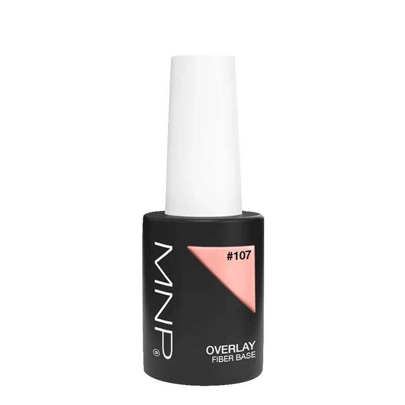 My Nail Pro MNP Overlay Fiber Base 107 Amber 14ml - base fortfiante en fibre de verre