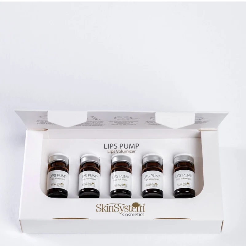 SkinSystem Lips Pump - Lips Volumizer 5 ampoules - soin repulpant et volumisant lèvres