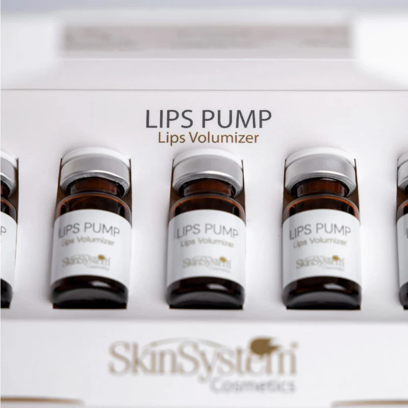 SkinSystem Lips Pump - Lips Volumizer 5 ampoules - soin repulpant et volumisant lèvres