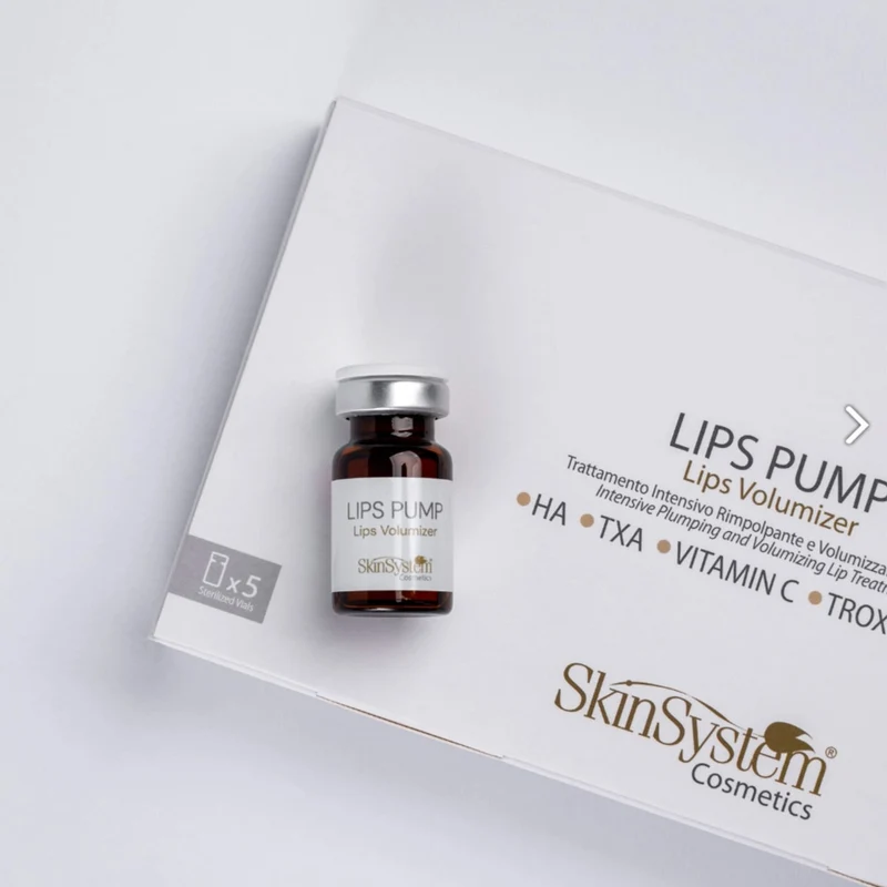 SkinSystem Lips Pump - Lips Volumizer 5 ampoules - soin repulpant et volumisant lèvres