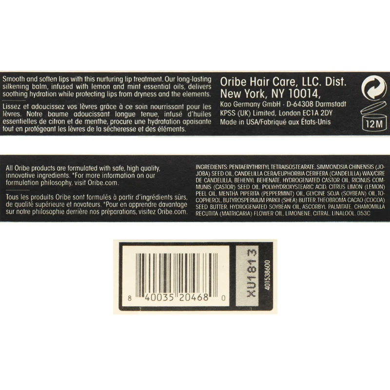 Oribe Balmessence Lip Treatment 2.5gr - baume à lèvres hydratant