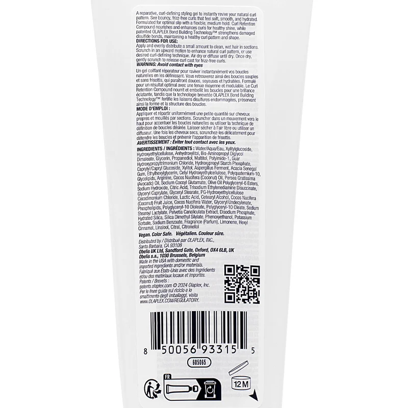 Olaplex N°10 Bond Shaper Curl Defining Gel 200ml - gel anti-frisottis cheveux bouclés