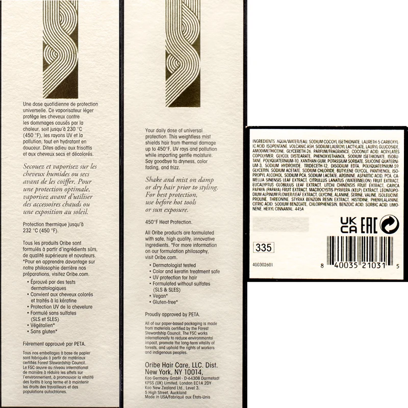 Oribe Invisible Defence Universal Protection Spray 175ml - spray protecteur
