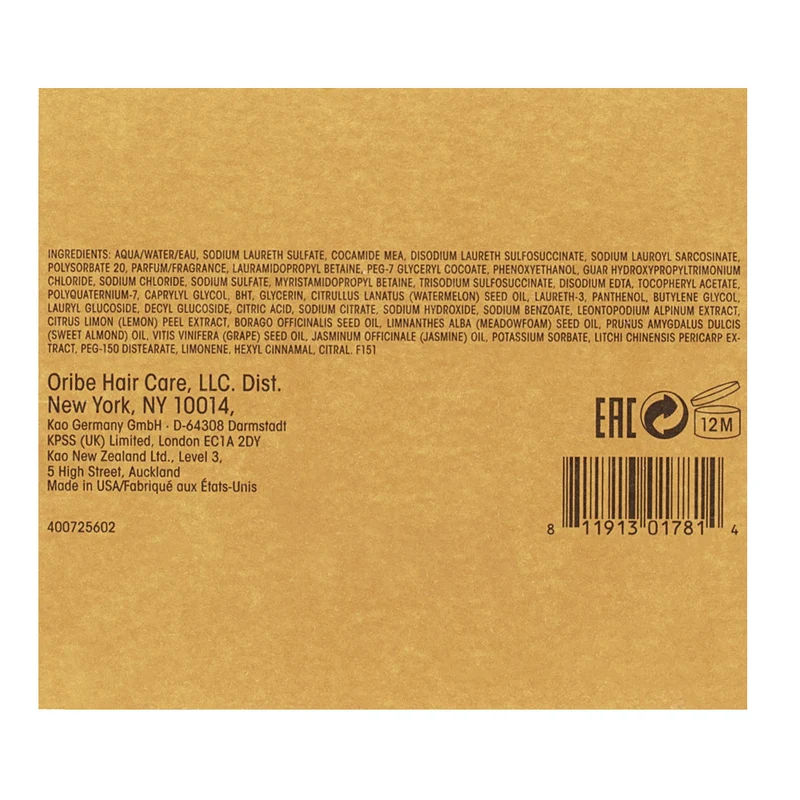 Oribe Côte d'Azur Revitalizing Hand Wash 300ml - savon mains revitalisant