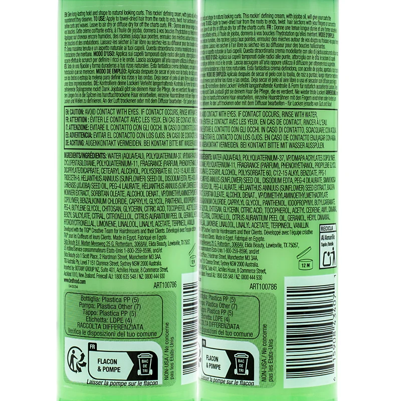 Tigi Bed Head Curl Rock Amplifier Cream 100ml - crème pour cheveux bouclés et définis