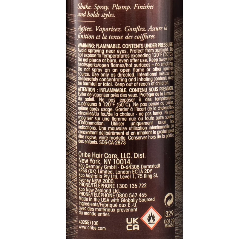 Oribe Styling Thick Dry Finishing Spray 250ml - spray densifiant