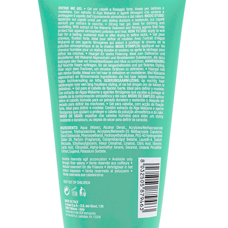 Framesi For-Me 411 Define Me Gel 150ml - gel coiffant tenue forte