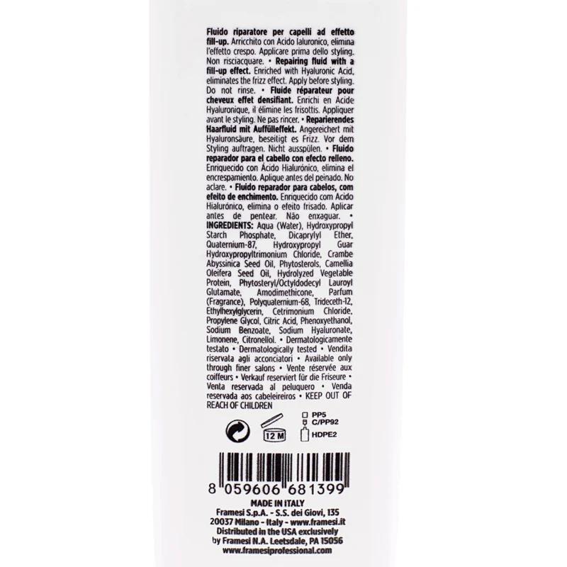 Framesi Morphosis Repair Velvet 100ml - fluide réparateur