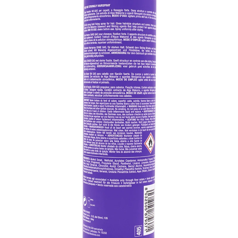 Framesi For-Me 504 Hold Me Strongly Hairspray 300ml - laque sans gaz tenue forte