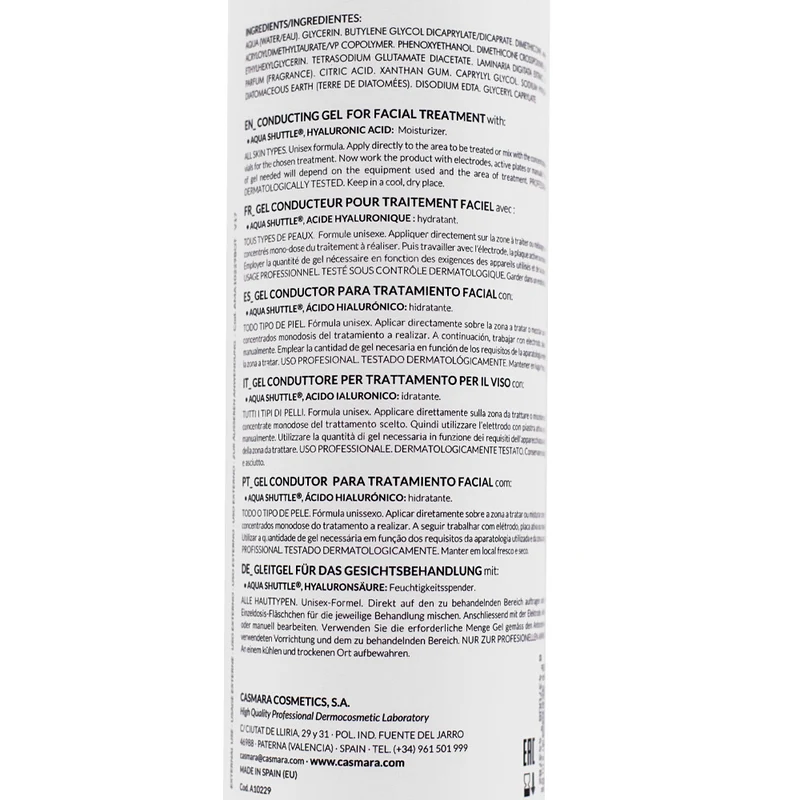 Casmara Meso Treatment Gel 500ml - gel hydratant pré-soin du visage