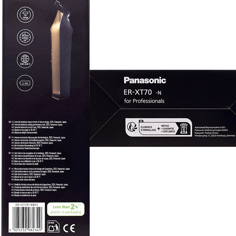 Panasonic ER-XT70- The Barikan Gold - tondeuse à cheveux