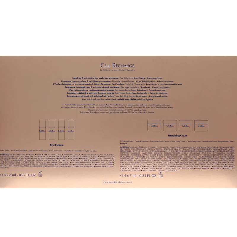 La Colline High Intensive Treatment Cell Recharge 4x8ml+4x7ml