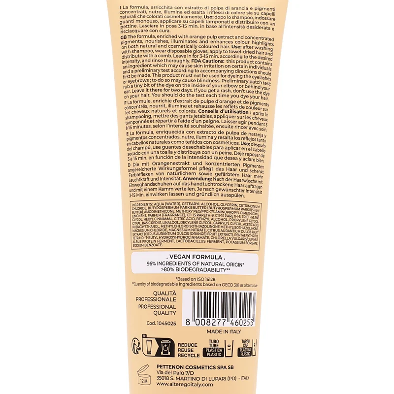 Alterego Passion Color Mask Fucsia Bubble 250ml - masque colorant nourissant