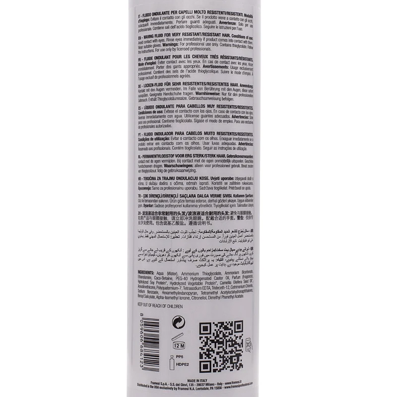 Framesi Waving System 0 550ml - fluide ondulant cheveux résistants