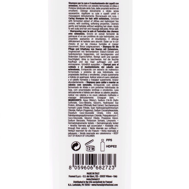 Framesi Morphosis Love Extension Shampoo 250ml - shampoing pour extensions