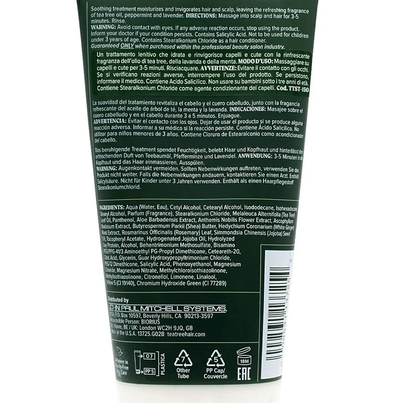 Paul Mitchell Tea Tree Special Hair And Scalp Treatment 150ml - soin exfoliant
