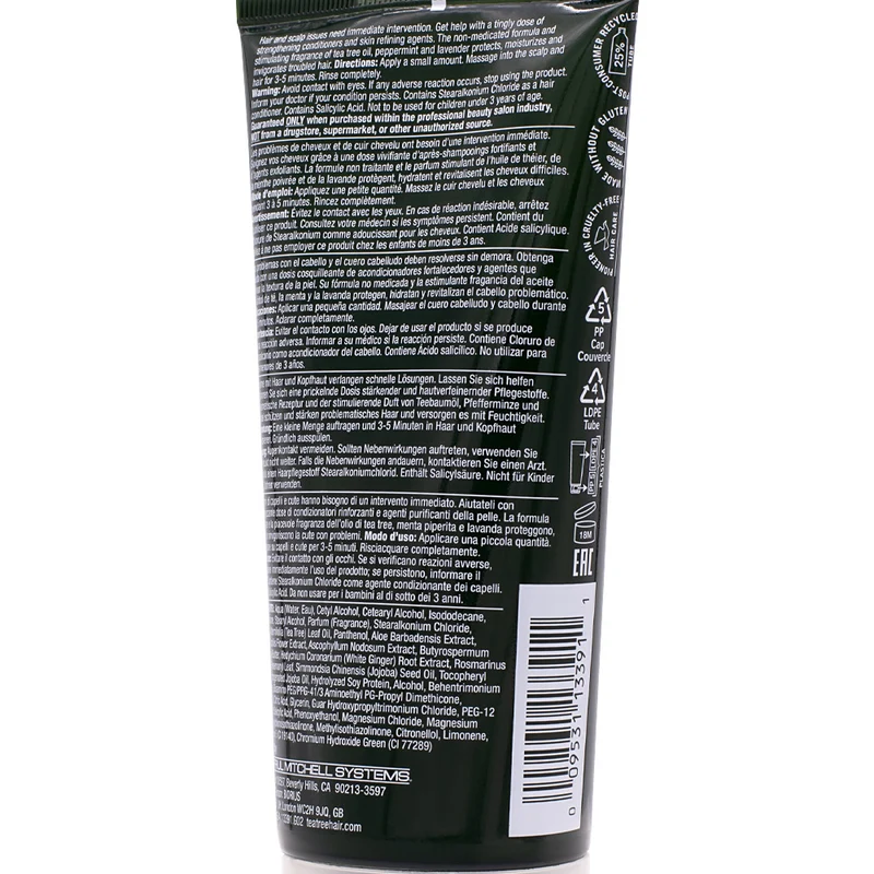 Paul Mitchell Tea Tree Hair And Scalp Treatment 150ml - soin tonifiant apaisant