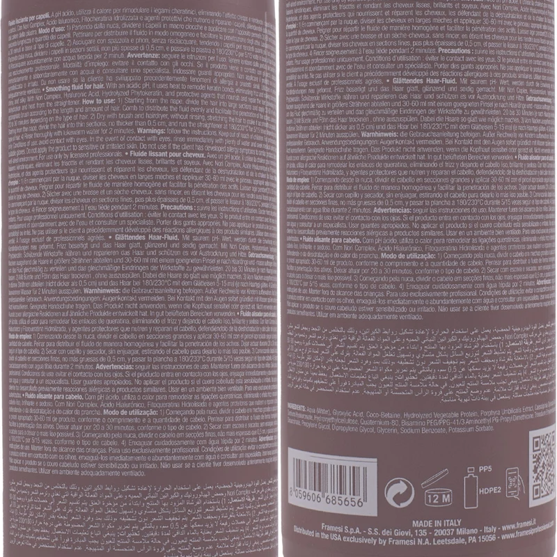 Framesi Smoothing System Thermocare Fluid 400ml - fluide lissant
