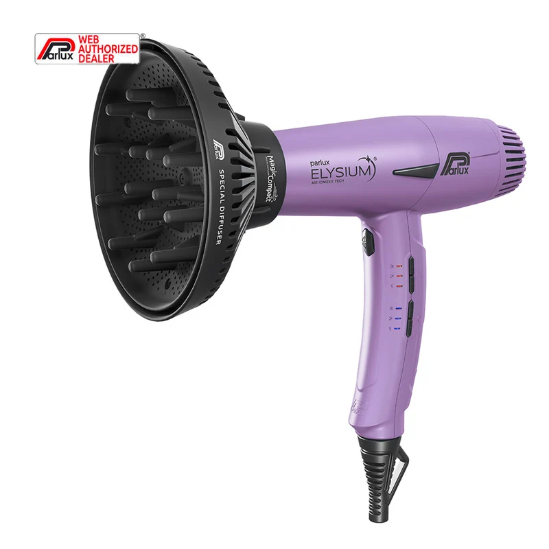 Parlux Elysium + Magic Compact Lilas - sèche-cheveux avec diffuseur