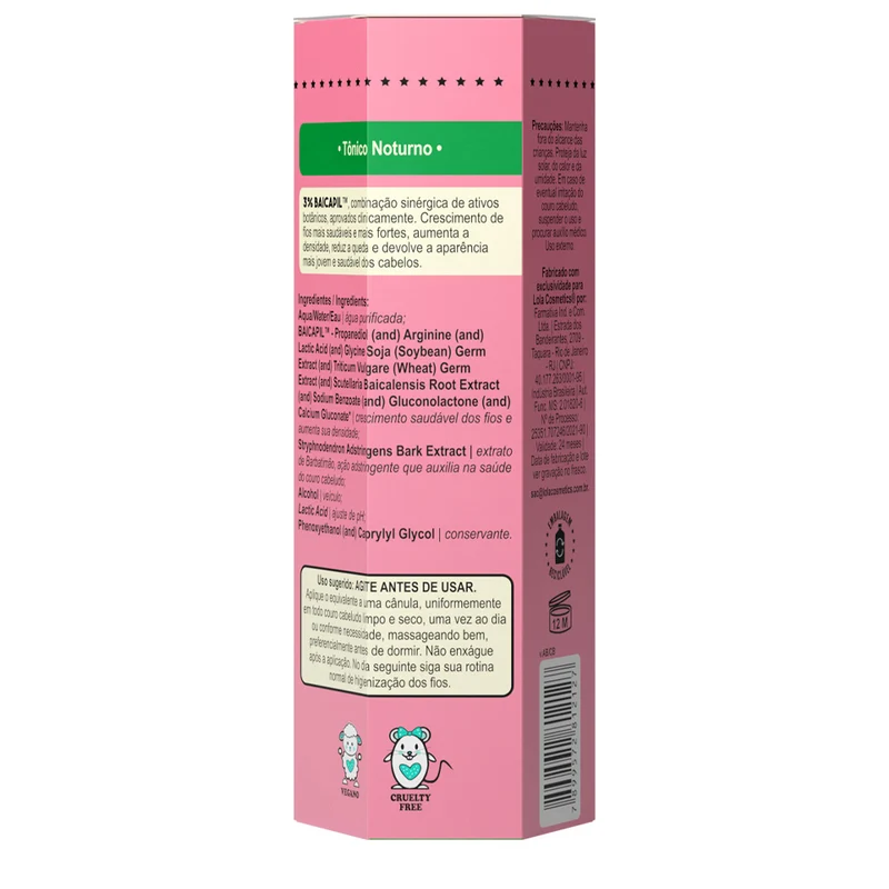 Lola From Rio Densidade Tônico Noturno 25ml - tonique de nuit densifiant