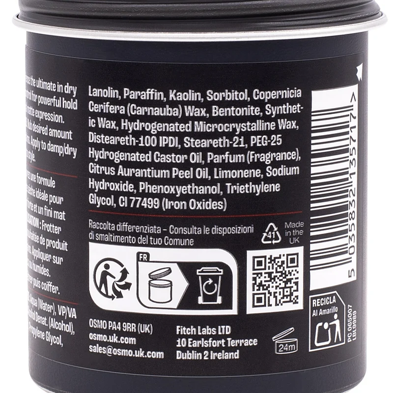 Osmo Matte Clay Extreme 100 ml - cire mate