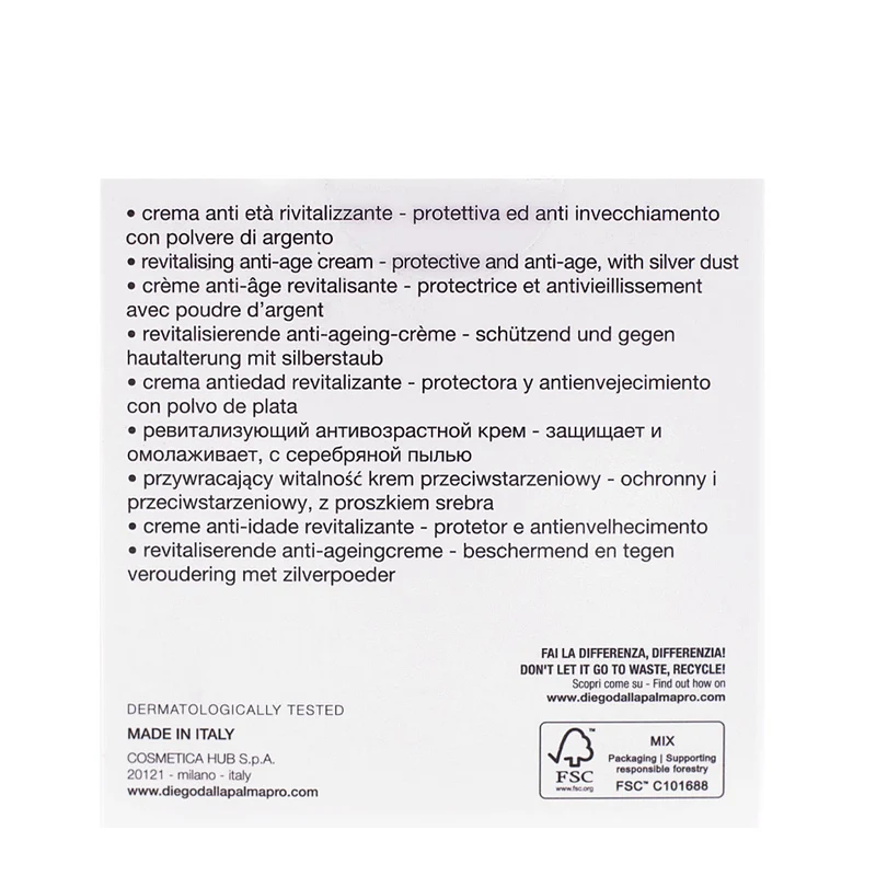 Diego dalla Palma Professional Icon Time Revitalising Cream 50ml - crème revitalisante anti-âge