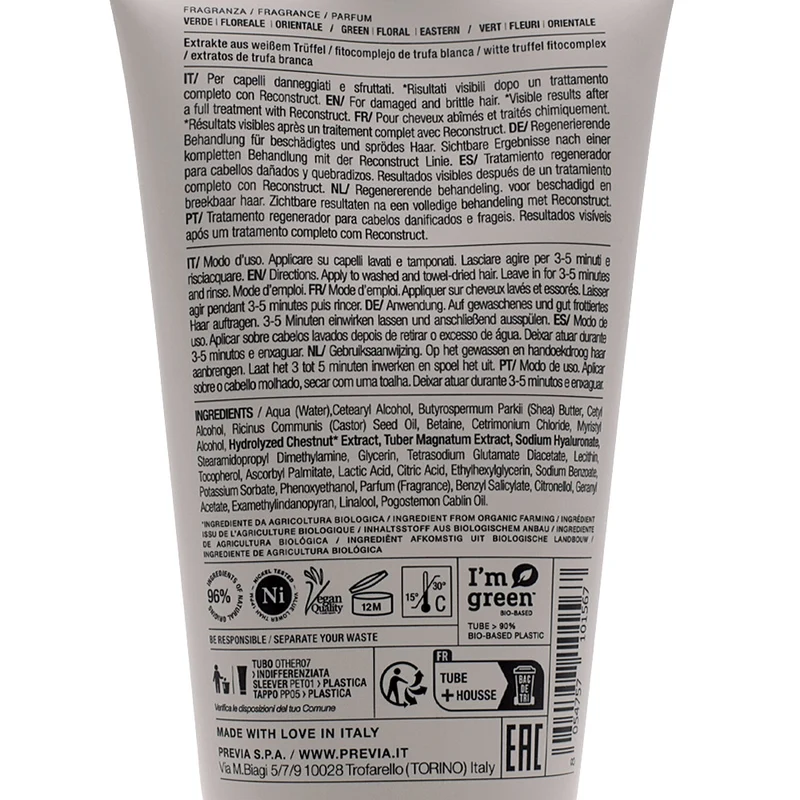 Previa Reconstruct Regenerating Treatment 150ml - masque régénérant intensif
