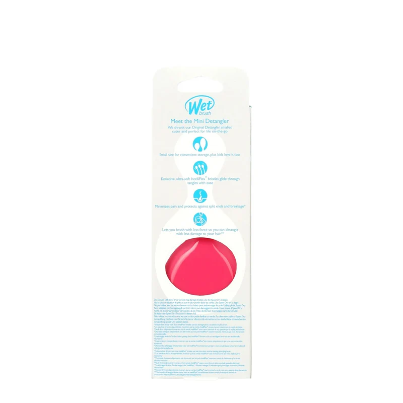 WetBrush Pro Detangler Mini Pink - mini brosse violette