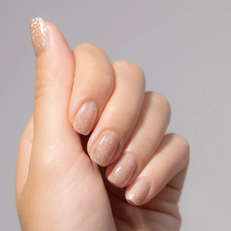 My Nail Pro Lacqwear Gel Polish 52 Glitter Gold 10ml - vernis à ongles semi-permanent