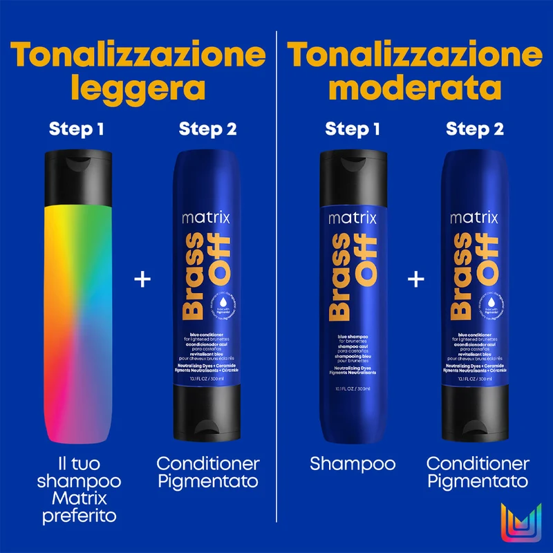 Matrix Haircare Brass Off Blue Conditioner 300ml - conditionneur anti-orange