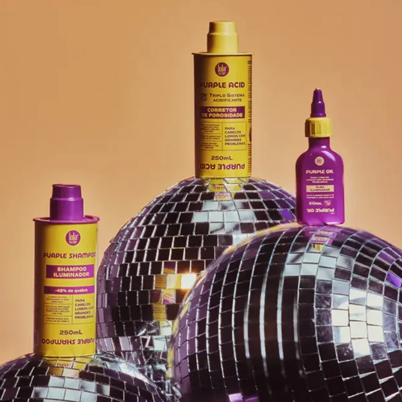 Lola Fro Rio Purple Oil Óleo Iluminador 50ml - huile brillance cheveux blonds