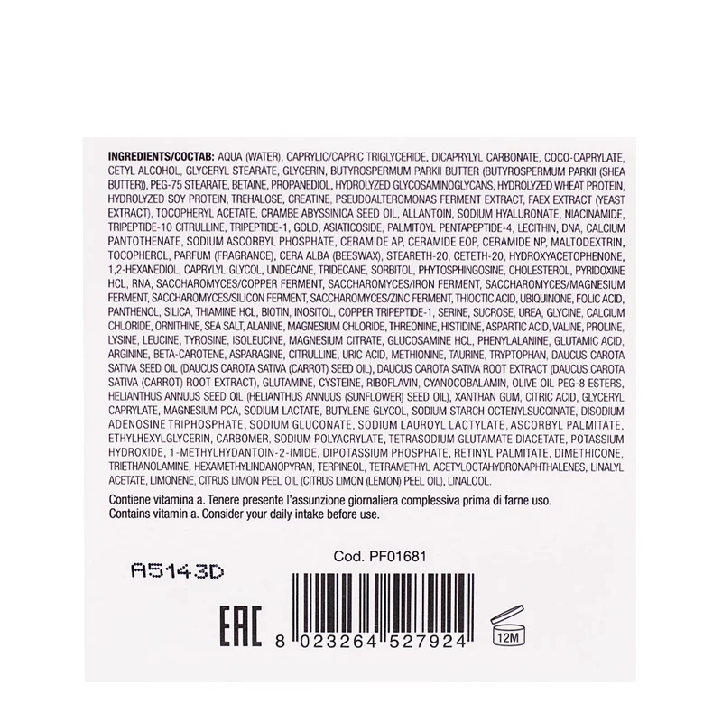 Diego dalla Palma Professional Gold Redensifying Anti-Age Cream 50ml - crème anti-âge redensifiante