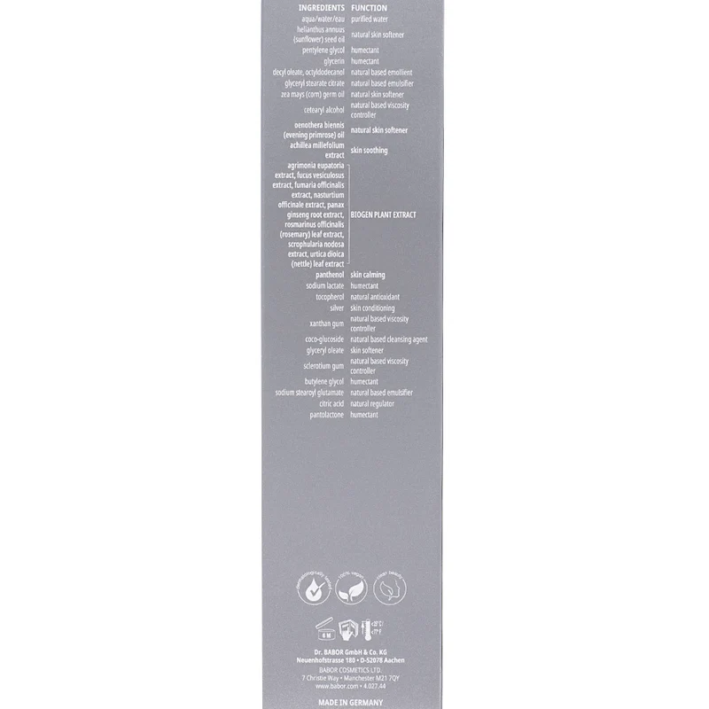 Babor Doctor Babor Sensitive Soothing Cream Cleanser 150ml - nettoyant visage doux et apaisant