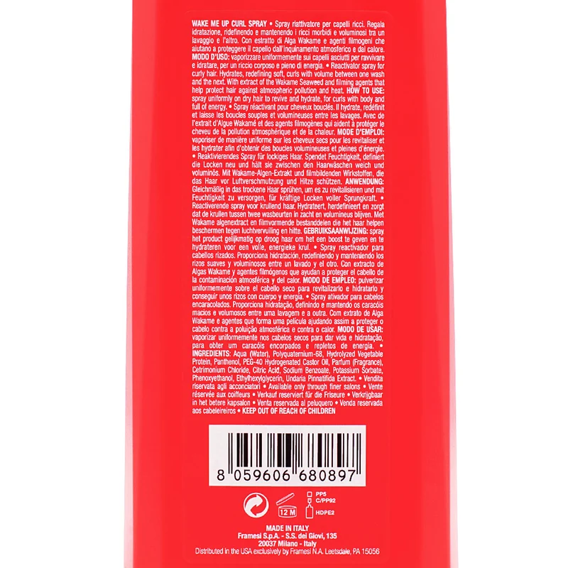Framesi For-Me 227 Wake Me Up Curl Spray 150ml - spray réactivateur de boucles
