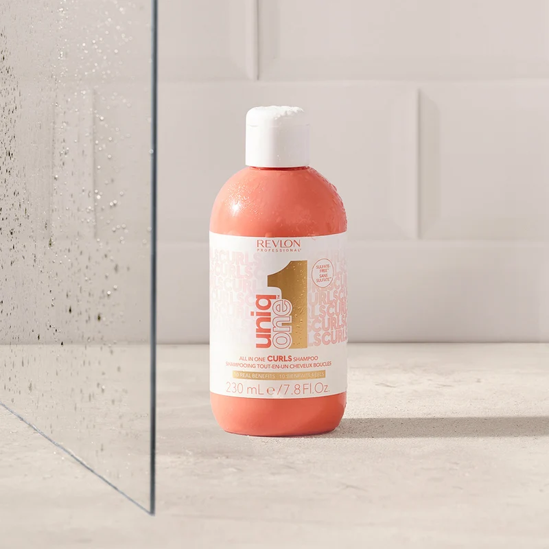 Revlon Uniq One ​​​​Curls Shampoo 230ml - shampooing cheveux bouclés et ondulés