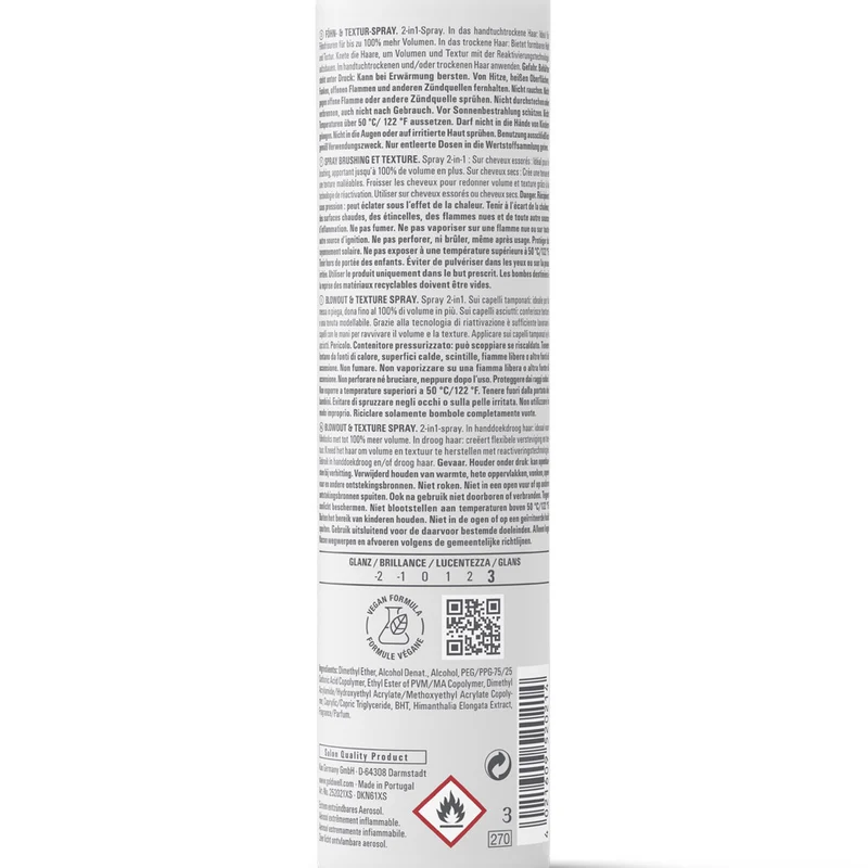 Goldwell Stylesgin Blowout + Texture Spray 200ml - spray volume