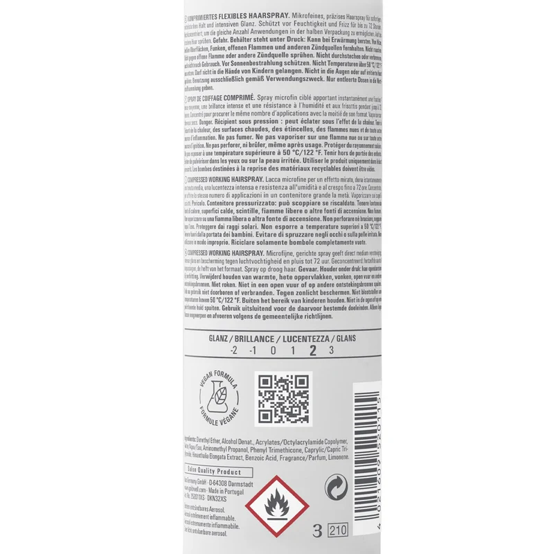 Goldwell Stylesign Compressed Working Hairspray 150ml - laque tenue moyenne