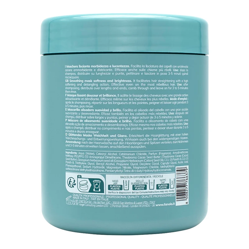 Fanola Wonder Smooth Extra Care Mask 1000ml - masque lissant