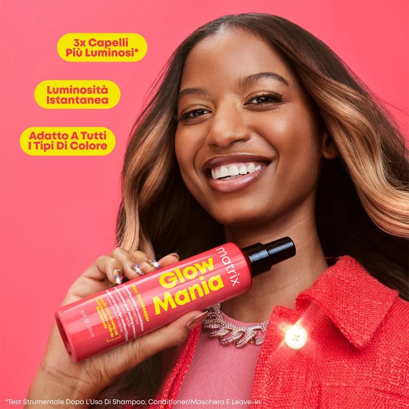 Matrix Haircare Glow Mania Leave In 250ml - soin sans rinçage pour cheveux ternes et colorés