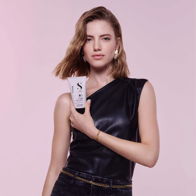 Alfaparf Milano Semi Di Lino Style&Care Texturizing Balm 150ml - conditionneur texturant tenue légère