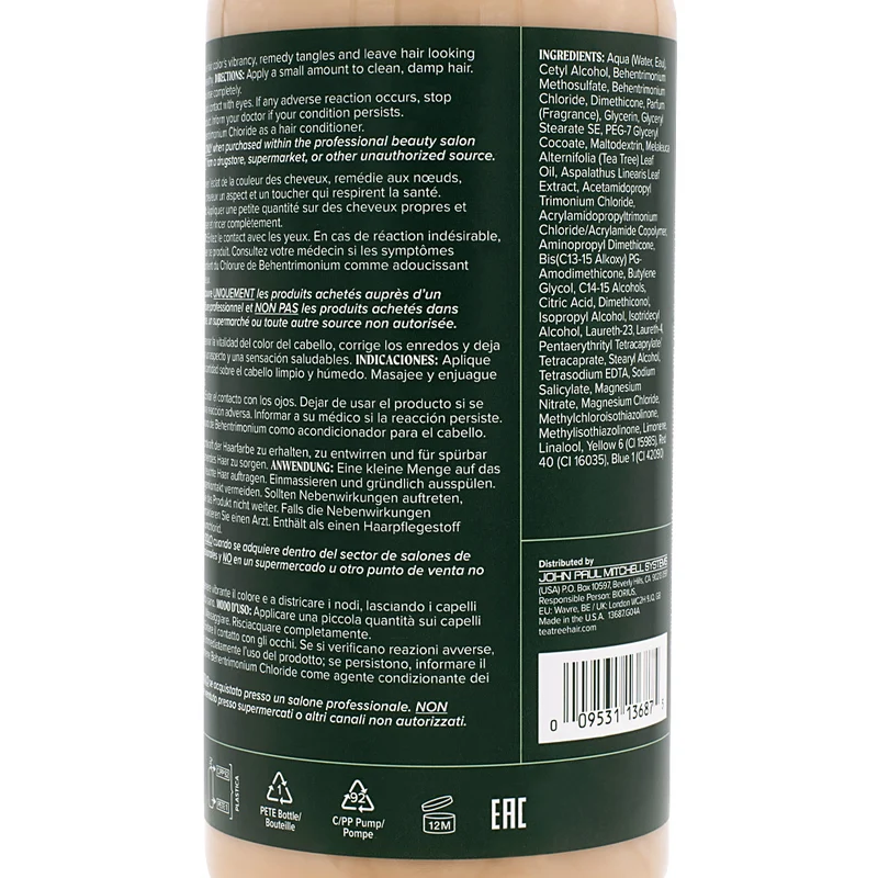 Paul Mitchell Tea Tree Special Color Protecting Conditioner 1000ml - après-shampooing protecteur de couleur
