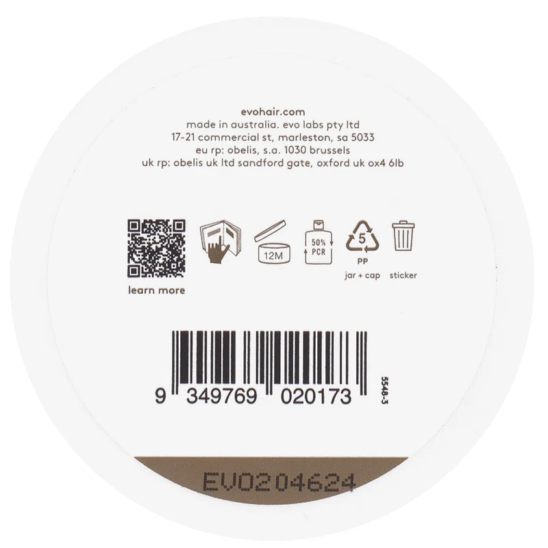 Evo Style Box o' Bollox Texture Paste 90gr - cire texturisante fixation extra-forte