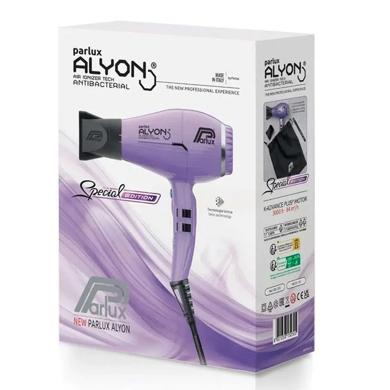 Parlux Alyon Air Ionizer Tech Antibacterial Special Edition Lilas - sèche-cheveux
