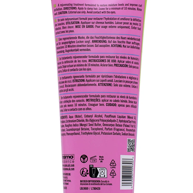 Osmo Essence Renourishing Curl Mask 250ml - masque nourrissant