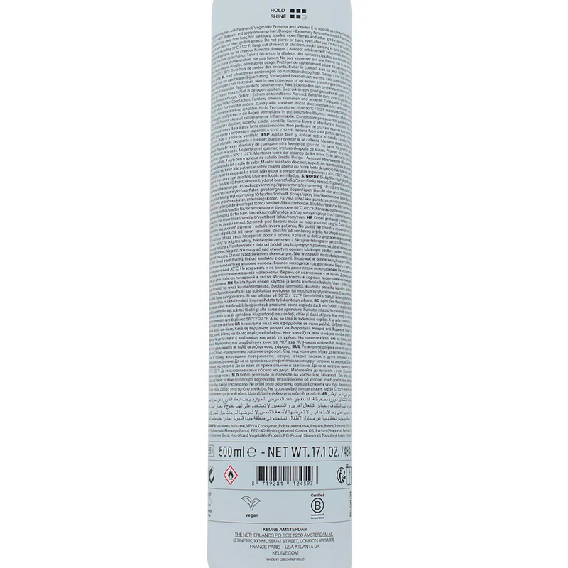Keune Style Volume Velvet Cloud Strong Volume Foam 500ml - mousse volumisante tenue forte